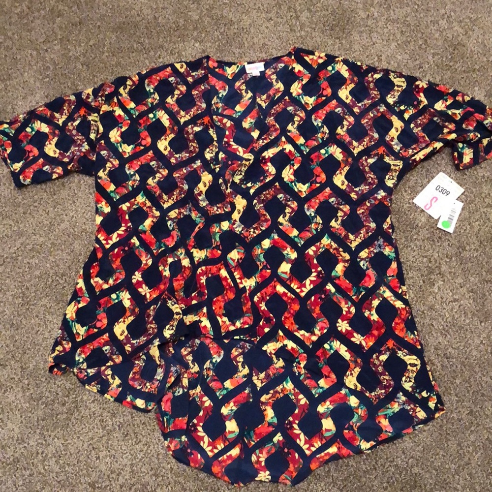 Lularoe Multicolored Lindsay Size Small NWT